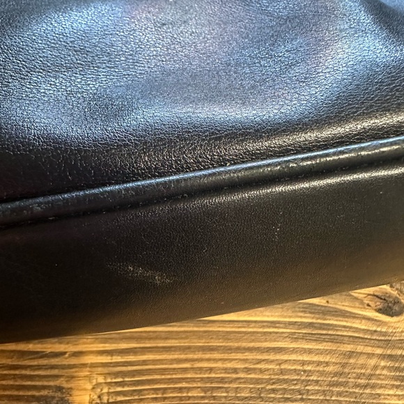 Gucci Bamboo handbag leather black 2way - Picture 6 of 8